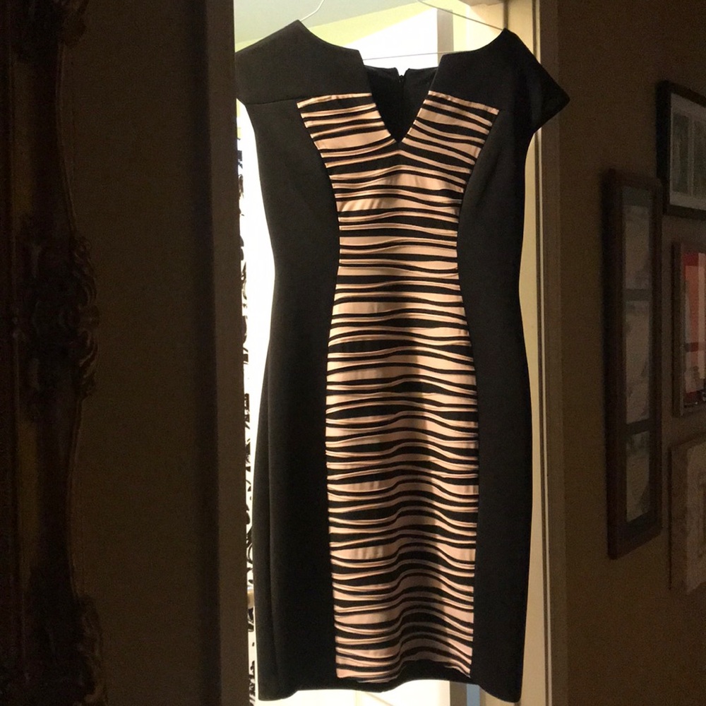 Pretty black and pink dress